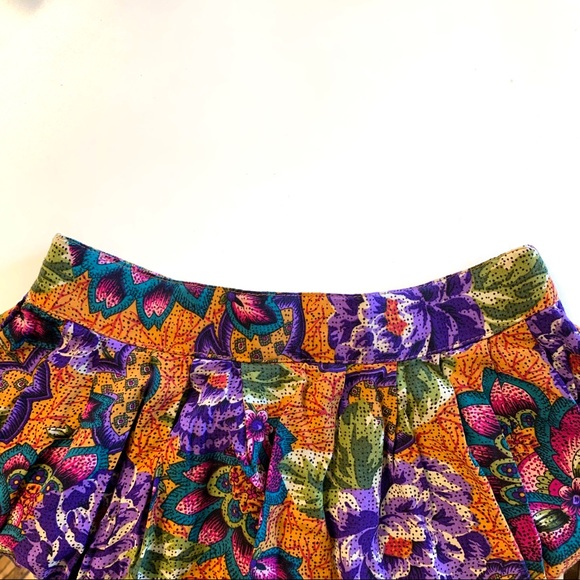 SOLD π Vintage Floral Motif Midi / Maxi Skirt - Picture 4 of 5